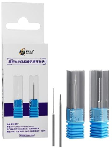 Screw Extractor Set – 2 Pcs 13mm Tungsten Steel Drill Bit for Stripped Screw Remover Or Broken Threads in Mobile Phones & Small Electronics, Silver Alloy Repair Tool for Diy Phone Fix