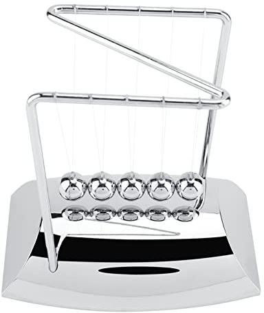 Cosiki Newton's Balance Balls Toy Educational Science Gadget Desk Decor for Home Ornament, Study, Office Accessories