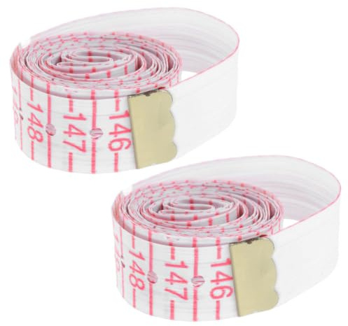 VICASKY Cinta Métrica Braille para Ciegos 2piezas Escalas Táctiles Precisas y Material Plástico Ligero para Medición Flexible y Uso Diario