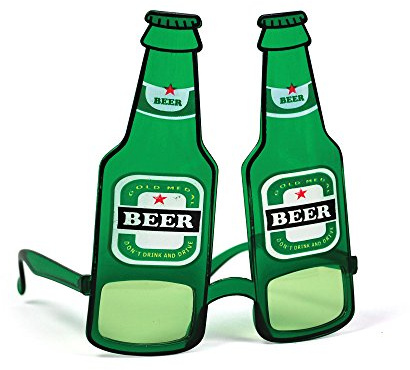 Bristol Novelty BA278 Lunettes Bouteille de Bière