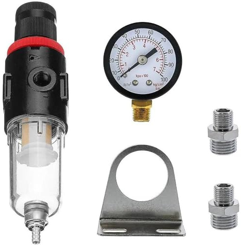 Airbrush Compressor Druckregler Fallenfilter Wasser Wasser Luftfeuchtigkeitsmessgerät AFR-2000