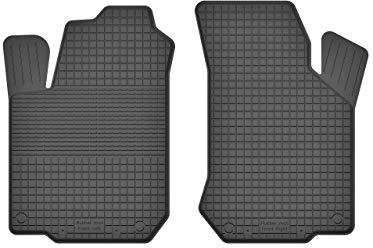 2 Stück Gummifußmatten Vorne kompatibel mit OPEL Corsa A, B, C 1982-2006 ideal angepasst