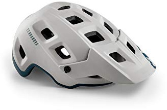 MET Terranova Mountainbike-Helm (Grau-Blau, L (58/61))