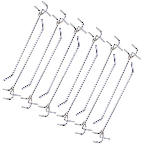 Cabilock Cintres De Panneau Perforé Pegboard Lot de 50 crochets pour organiser outils 20 cm Crochets Muraux En Panneau Perforé