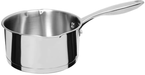 Five - Casserole en Inox haute qualité avec bec verseur D 18 cm Tous feux y compris Induction
