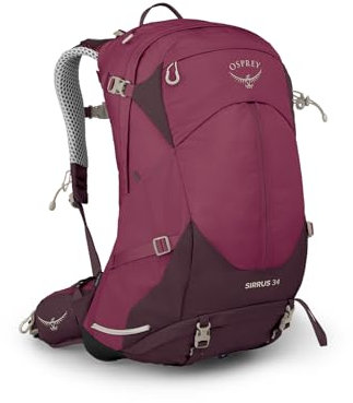 Osprey Sirrus Women's Backpack, 34L, Elderberry Purple/Chiru Tan, O/S