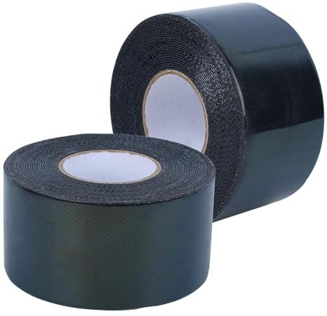 Kunstrasen Klebeband 2Stk Starkes Doppelseitig Kunstrasenband Künstliches Grasband 50mm x 5m Kunstrasen Nahtband Hochviskoses Selbstklebeband für Rasen grüne Wiese (2)