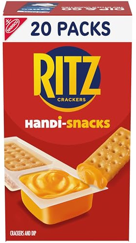 Handi-Snacks RITZ Crackers 'N Cheesy Dip Snack Packs, 20 Snackpacks