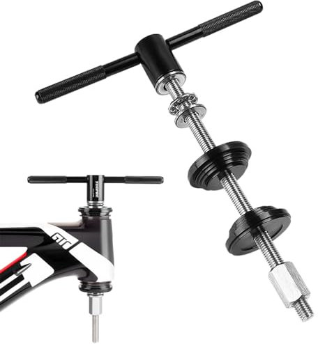 GOLDEAL Fahrrad-Headset-Tassen- und Tretlager-Press-Installationswerkzeug, BB-Werkzeug, für BB73, BB86, BB30, BB91, BB92, PF30 und mehr, Fahrradreparaturwerkzeug (schwarz)