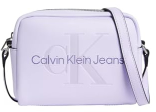 Calvin Klein Jeans Damen Sculpted Kameratasche 1 Crossover, Pastellflieder, Westlich