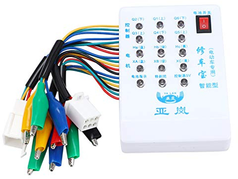 Bordhap Brushless Motor Controller Tester 24V/36V/48V/60V/72V Electric Car E-Bike Scooter Hall Tester Test Device