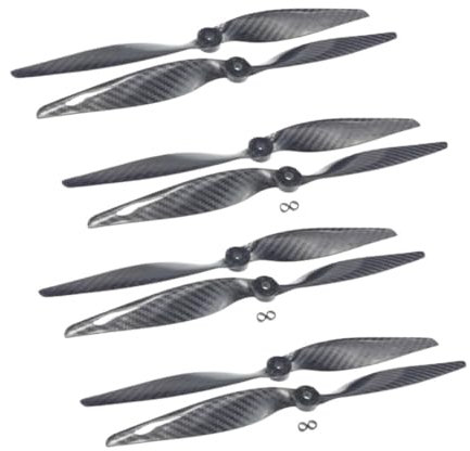 Kompatibel mit DIY Quadcopter Hexacopter Flugzeug 4 Paar 12x6.0 3K Kohlefaser - 1260 CF CW CCW