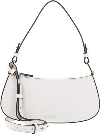 Coccinelle Pelle borsa a tracolla borsa da sera Merveille Mini Bag Blanco avorio