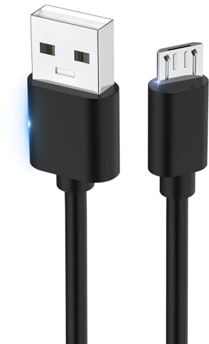 Ersatz-Micro-USB-Ladekabel, kompatibel mit Streaming Stick Express Premier 3920XB 3921, Fire TV Stick, PS4-Controller, Galaxy S7 S6 J8, Kindle-Tablet Daten-Synchronisations- und Ladekabel (150 cm)