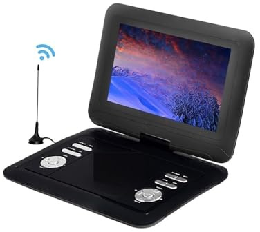 Reproductor de DVD portátil for coche, TV de 13,9 pulgadas, reproductor grande con pantalla LCD for juegos, FM, DVD, VCD, CD, MP3, MP4, con mando y antena de TV. Tragbar, hochauflösend