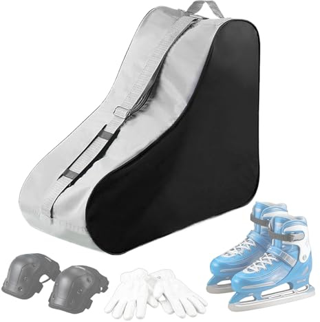 Fyrdyn Schlittschuhtasche | Tasche Mit Verstellbarem Schultergurt,Mit Reißverschluss Und Oxford-Stoff Für Rollschuhe | für Männer Frauen Kinder Cheer Schuhe