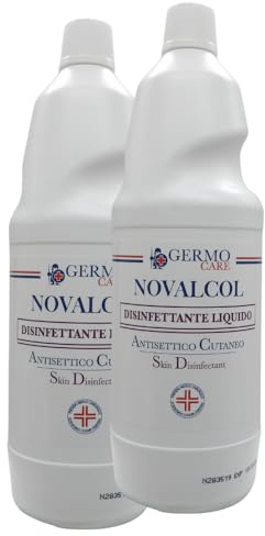 Disinfettante Liquido Contro Germi, Batteri e Lieviti, Prodotto Pronto All’Uso, 1000ml (2 Unità)