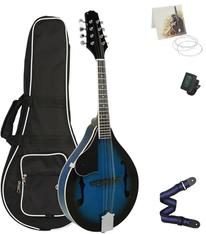 mandolina instrumento musical Mandolina acústica de 8 cuerdas para principiantes