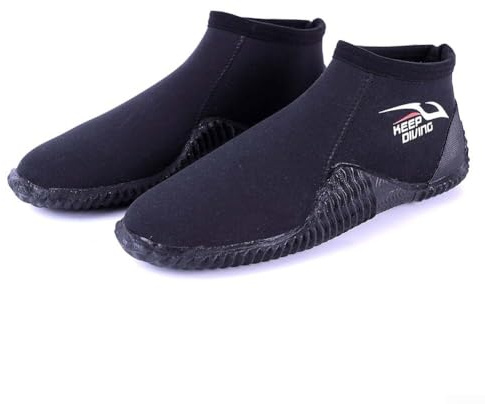Besttoolifes Scarpe da pesca anfibie da uomo e donna, 4 mm, con suola in feltro, antiscivolo, per kayak, escursionismo, in neoprene, per attività all'aperto (3XL (47-48))