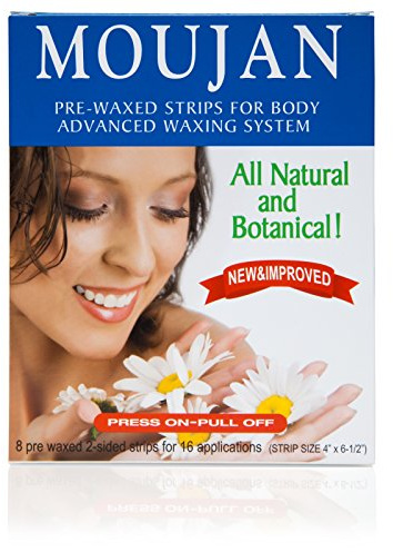 Moujan Pre-Waxed Strips for Body 8 ea