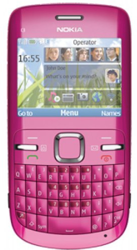 Nokia C3-00 Pink Sim Free (Unbranded)