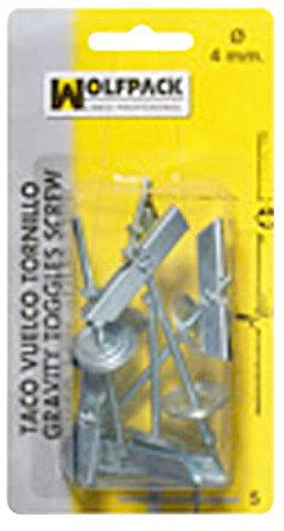 Taco Vuelco Tornillo M 5 (3 Piezas)