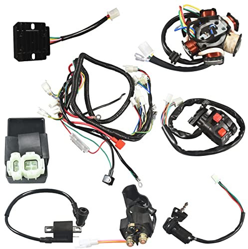 JRL GY6 125cc/150cc Buggy Scooter Faisceau de câblage électrique Stator Kit
