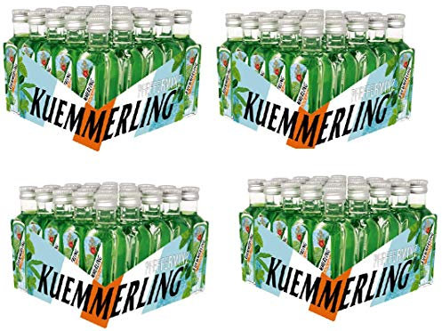 100 Fläschen Glas Orginal Kuemmerling Pfefferminz 21% vol. Minze fein