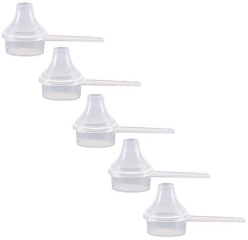 The Scoopie Measuring Scoop & Funnel - No Cap Open Spoons 5-Pack 9cc
