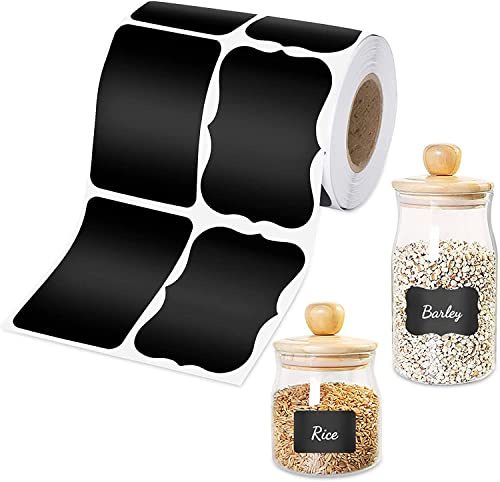 Tafeletiketten, 240 Pieces wasserdichtes wiederverwendbares Tafelaufkleber-Kit, Löschbar Beschriftungsetiketten Selbstklebend für Zuhause, Küche, Gewürzgläser, Büro, Organisiere