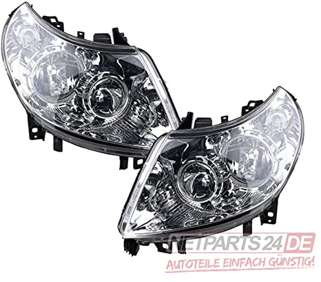 Johns, Scheinwerfer Satz passend für Fiat Ducato Scheinwerfer 250 251 ab 01/2011 bis 05/2014 Satz li+re