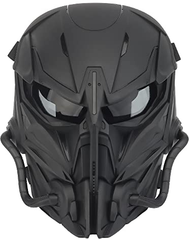Airsoft Atmungsaktive Vollgesichtsmaske Taktische Schutzmaske mit Augenschutz