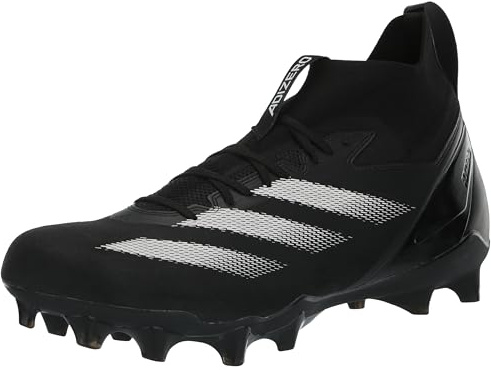 adidas Adizero Impact Premier Baskets pour homme, Noir et blanc et noir., 44 2/3 EU