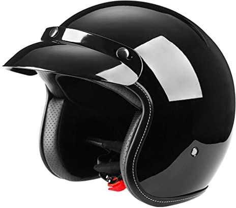 SUCHETA Offene Helme für Erwachsene Motorradhelm für Unisex Sportbikes Motorrad ABS Scooter Ganzjahres-3/4-Helme