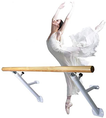 Ballettstange, Ballettstange, Ballettstange, verstellbar, an der Wand montiert, Stretching-Tanzstange, leichte Ball-Stretchstange für Zuhause, Erwachsene und Kinder ()