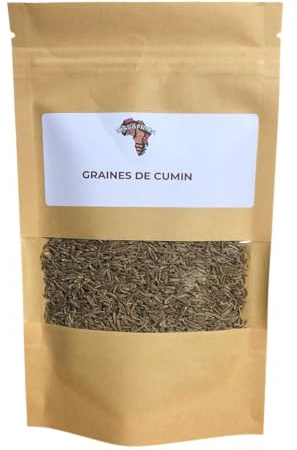 Cumin en Graines 50g – Cuminum Cyminum – Épice Aromatique pour Cuisine Indienne, Mexicaine, Maghrébine, Infusions