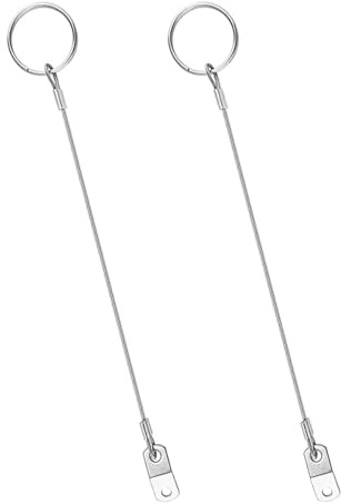 ZONADAH Set of 2 Push anchor 1/4 inch Quick Release Pin with Lanyard for Boat Bimini Top Deck Full 316 Stainless Steel, Bimini Top Pin