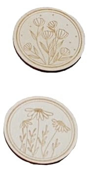 Blumenmuster Magnetischer Nadelhalter Rund Armnadelkissen Magnetisch Geeignet für Die Aufbewahrung Von Sticknadeln(Flower C)