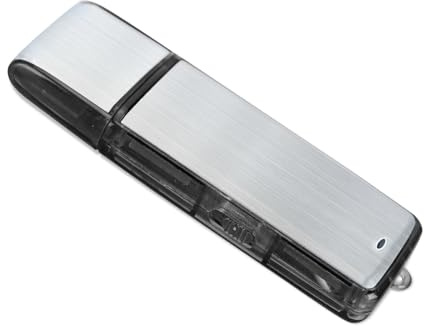 64G Mini digital röstinspelare - Podazz Sound aktiverad 90 timmars USB-kapacitet uppladdningsbar metallljudinspelare för lektionsmöten