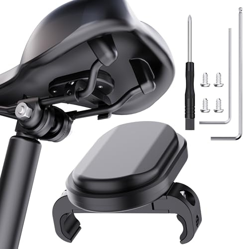 DDJ Cykelfäste kompatibel med Samsung Smart Tag 2/Moto Tag/AirTag-fodral, dold under cykelsäte, stöldsäker cykel GPS-spårare montering för mountainbikes, elcykel, med säkerhetsskruvar