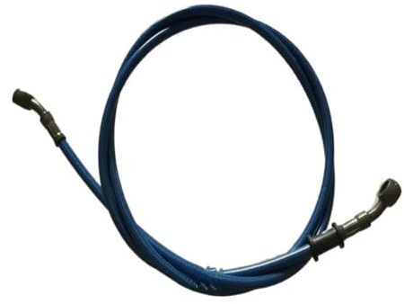 Tubo Flessibile dell'olio del Freno con Rivestimento in PVC,Nucleo in Nylon Rosso,Tubo Flessibile dell'olio del Freno e della Frizione,Lunghezza 100 cm,Tubo Flessibile colorato per Motocicletta