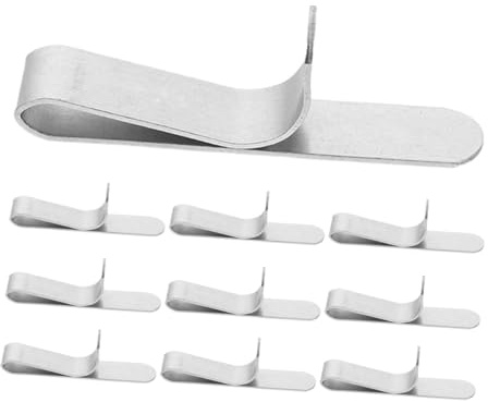 TOBBOMEY 10 Stück Verstellbare Tortenring Verstellbar Clips aus Edelstahl zur Starken Befestigung von Kuchenringen und Mousseringen Beim Backen und Dekorieren