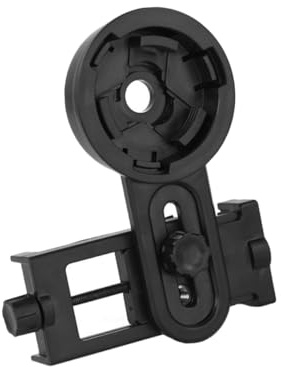 ROMISBABA Smartphone Telescope Adapter Mount for Binoculars Monocular Spotting Scopes Fits Phones and Optics Easy Alignment and Material for Outdoor Photography