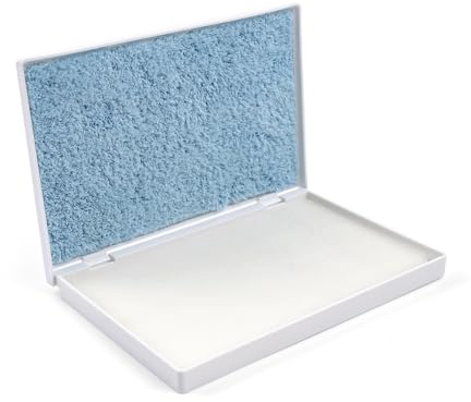 Briartw Large Double-Sided Stamp Scrubber with Removable Pad,18.5x12.5cm Stamp Cleaning Station with Bristle Pad & Microfiber Pad for Clear, Rubber, Cling & Foam Stamps for Washing & Drying