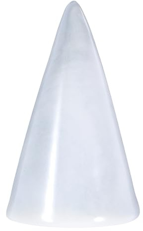 TEHAUX Présentoir à Bagues et Organisation Accessoires Forme Cône Simple en Céramique pour Rangement Bijoux à Domicile Boutique