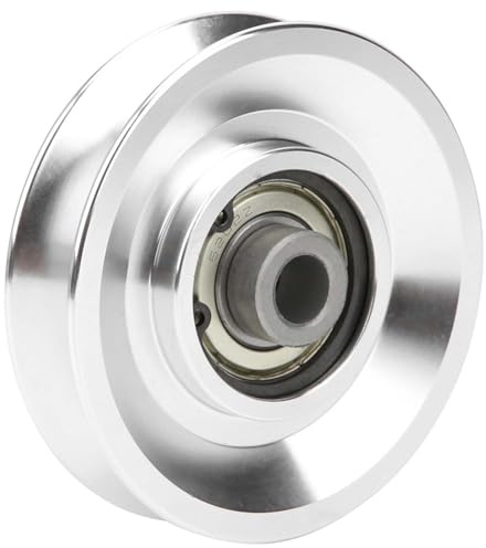 MechKit Gym remskivhjul, Aluminiumlegering Styrka Träningsutrustning Bärande Rep Remskiva (Diameter 80 mm)