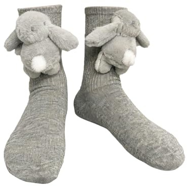 Sockor Med Djur Mönster För Kvinnor Söta Och Bekväma Vinter 1 Par