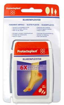 Pansements anti-ampoules multi-formats – pack 6 pièces (3 tailles) – protection haute adhérence contre les frottements – confort invisible & favorise la réparation naturelle