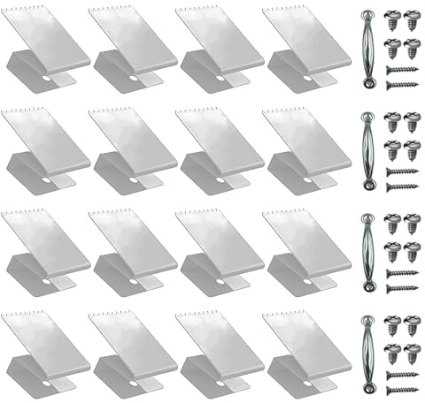Generico Clip Per Finestre Da Serrare - Fissaggio Resistente | Clip Per Persiane E Finestre Di Ferramenta,Per Aziende Casa Hotel Bagno Dormitorio Appartamento In Affitto Cucina E Camera Da