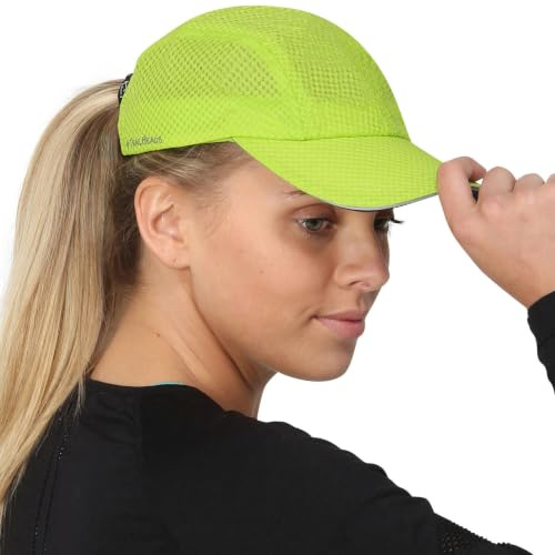 TrailHeads Cap Damen zum Joggen - Race Day Performance Cappy Frauen - Leichte & Schnell Trocknende Sport Cap Damen Sommer aus Mesh mit Reflektierendem Rand